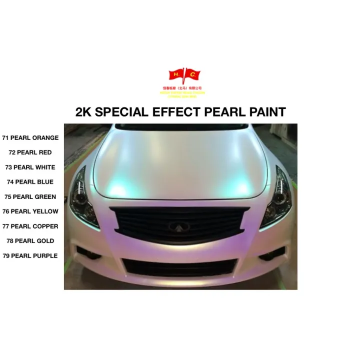 HCU PAINT 2K SPECIAL PEARL EFFECT PAINT / 9 COLOURS AVAILABLE (READY ...