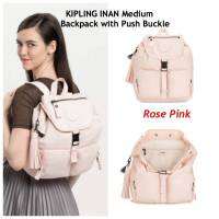 กระเป๋าเป้KIPLING INAN Medium Backpack with Push Buckle คอลเลคชั่นใหม่ล่าสุดจาก Paka Premium เป้ไซส์ขนาดกำลังดีที่เปิดปิด2ชั้นด้วยเชือกรูดและตัวล้อคที่ทันสมัย