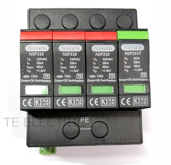 NOVARIS NSP 320 4 POLE 3 PHASE SURGE PROTECTOR 20KA / 40KA SURGE