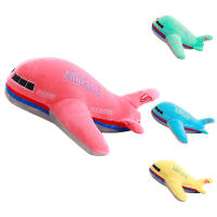 New 40cm Large Size Simulation Airplane Plush Toys Kids Sleeping Back Cushion Soft Aircraft Stuffed Pillow Dolls