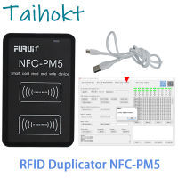 NFC PM5 Smart Card Reader 13.56Mhz CUIDFUID Sticker Writer RFID Key Duplicator 125Khz Badge Copier IC ID Tag Clone Programmer