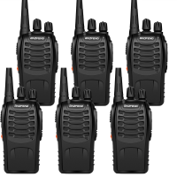 【6 PCS】BAOFENG-888S วิทยุสื่อสาร walkie-talkie 16 ช่อง high-power เหมาะสำหรับสถานที่ก่อสร้างโรงแรมกู้ภัยการผจญภัยกลางแจ้ง