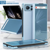 Xiaomi Mix Fold 2 Luxury Mirror Case Flip Kickstand Full Protection Cover Case for Xiaomi Mix Fold 2