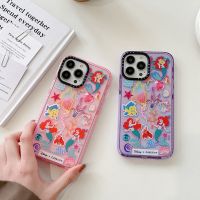 เคสการ์ตูนน่ารักเจ้าหญิงดิสนีย์เคสโทรศัพท์เจ้าหญิงเงือกแอเรียลน้อยสำหรับ iPhone 14 Pro Max เคส14 Plus กันกระแทกกรอบกรอบหลังมือถือนิ่มสำหรับ iPhone 13 Pro Max เคสโทรศัพท์เคสโทรศัพท์สำหรับ12 Pro Max 11 XR X 8 7 plus Se เคสห่อหุ้ม