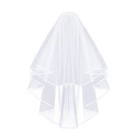 Bridal Veil Womens Simple Short Wedding Veils Tulle Comb for Bridal Shower Bachelorette Hen Party Dress Up Prom 2023 Hair Accessories