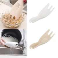 卐♀◕ Rice Spoon Kitchen Washing Rice Tool Household Sink Food Drain Rack Shovel Cooker Non-stick Cooking Kitchen Utensil