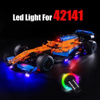 ชุดไฟ Led RC สำหรับเด็กรถแข่ง F1 42141 Mclarensd บล็อกตัวต่อรถในเมืองชุดอิฐของเล่นสำหรับเด็กแบบไม่มีรถ