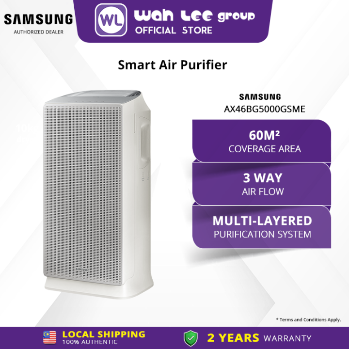 Samsung Smart Air Purifier 60m² / Anti-bacterial Filter / Multi-Layered ...