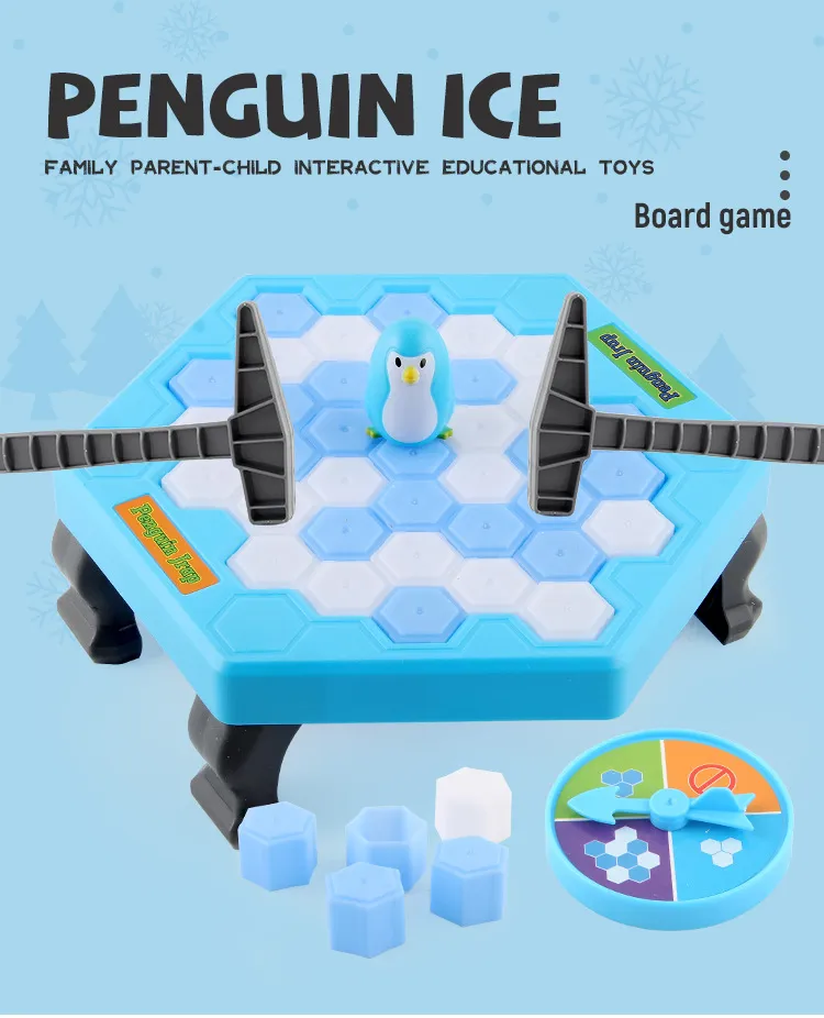 Save Penguin On Ice Game, SS Penguin Trap Ice Break Block Board Family Game  for Kids Boys Girl Toys