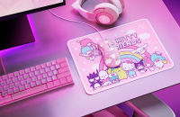 Razer Sario DeathAdder Essential + Goliathus Mouse Mat Bundle - Hello Kitty and Friends Edition ชมพู ทั้งทีม