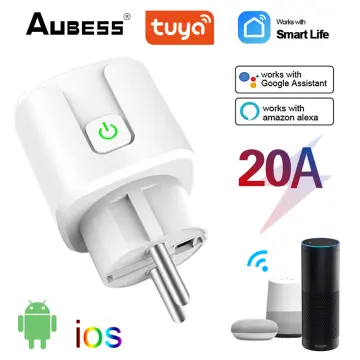 Tuya Vesync EU WiFi Smart Socket 20A 2/4Pcs Smart Plug With Power