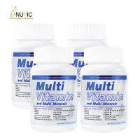 Multi Vitamin and Multi Minerals INUVIC x 4 ขวด วิตามินรวม และ แร่ธาตุรวม 24 ชนิด มัลติวิตามิน แอนด์ มัลติมิเนอรัล อินูวิค Multivitamin and Multiminerals