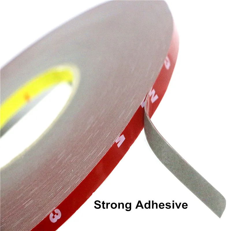 8 / 10 / 12mm Width Double Sided 3M Adhesive Tape 35m Strong Paste