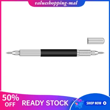 Carbide Scriber Pencil Alloy Scribe Pen Metal Wood Glass Tile Carving  Cutting Marker Pencil Woodworking Single Head Marking Tool