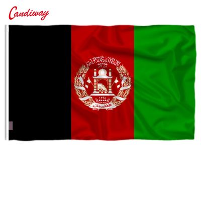 ธงชาติแขวนธงอัฟกานิสถานอัฟกานิสถาน90*150ซม. สำนักงาน/กิจกรรม/ขบวนพาเหรด/เทศกาล/ธงชาติของตกแต่งบ้าน
