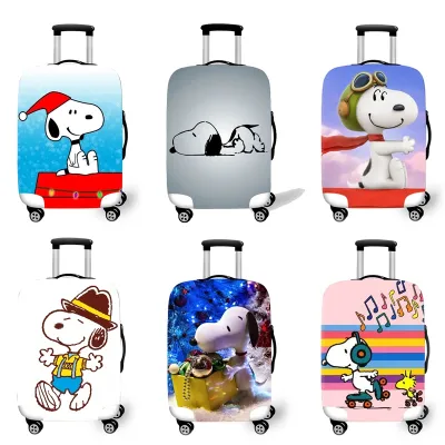 Elastic Luggage Protective Cover Case For Suitcase Protective Cover Trolley Cases Covers 3D Travel Accessories Dog Pattern T2625
