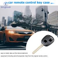 อะไหล่ปลอกใส่กุญแจรถเปลือก Kunci Remote Mobil 2ปุ่มสำหรับ Toyota Camry