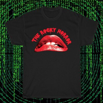 [COD]ใหม่ เสื้อยืด พิมพ์ลายโลโก้ The Rocky Horror Show อินเทรนด์ สําหรับผู้ชายS-5XL  RQPA