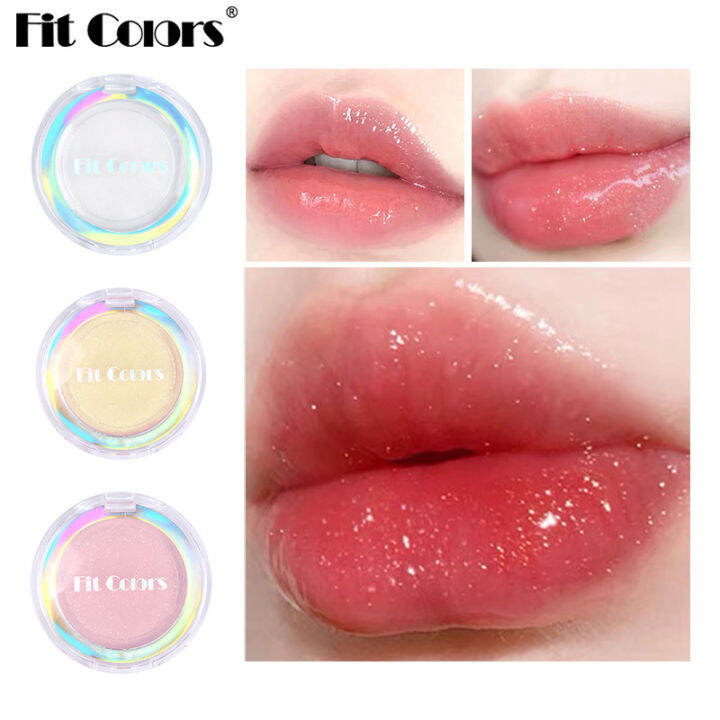 SHERLAU 3color fresh jelly lip mask lipstick transparent thin flash