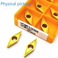 10PCS VCMT110304 VP15TF UE6020 US735 คาร์ไบด์เหล็กการประมวลผล VCMT 110304 เม็ดมีดกลึงภายในทังสเตนคาร์ไบด์