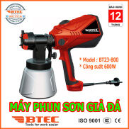 Máy phun sơn giả đá Btec 600w