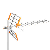 80Mile TV Antenna Reception Range Outdoor TV Antenna High Gain HDTV Antenna Digital Amplified OutdoorAttic Roof HDTV Antenna