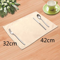 1 piece of 32x42cm placemat small floral cotton and linen fabric printing DIY table mat placemat cloth