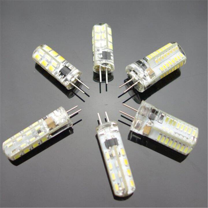 new-hot-yanjina85828158-1ชิ้นโคมไฟ-led-g4โคมไฟสปอตไลท์3014smd-หลอด-droplight-ไฟขั้วเกลียว-dc-12v-ac220v-3w-9w-12w-สีขาว-โคมไฟสีขาวนวล