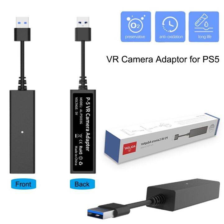 USB 3.0 PS VR To PS5 Adapter PS4 Camera Connector For PS5 Games Console Essories Gaming