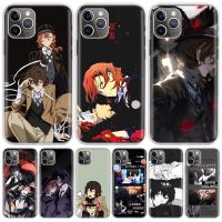 Bungo Stray Dogs Double Black For iPhone 11 13 14 Pro Max 12 Mini Phone Case X XS XR 6 6S 8 7 Plus SE Apple 5 5S Fundas Cover Co