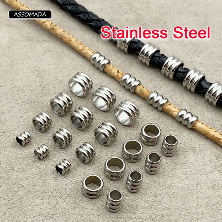 3-4-5-6mm-stainless-steel-ring-for-leather-rope-bracelet-necklace-cord-ornament-connect-bead-for-diy-jewelry-making-supplies