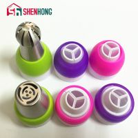 【CW】 Russian Nozzle Tips Coupler Sphere  Icing Piping Nozzles Converter 3 Hole Plastic Decorating Tools for Russia