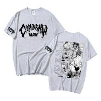 Mens Large T-shirt Japanese Manga Chainsaw Man Denji Pochita Graphic T Streetwear Men Soft Cotton Tshirts Mens Anime