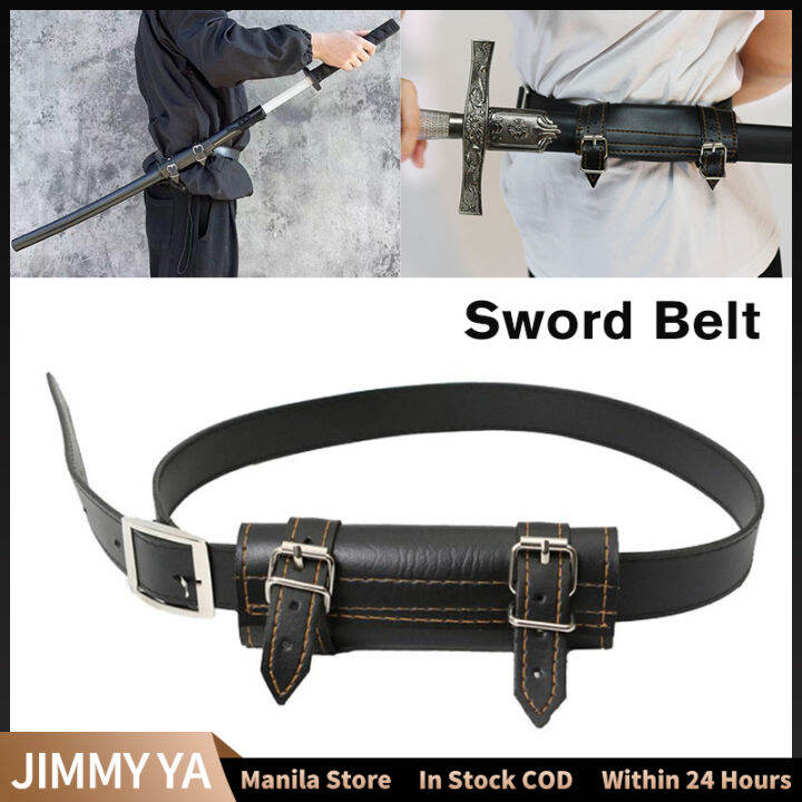 Medieval Sword Holder Waist Sheath Leather Sword Belt Demon Slayer