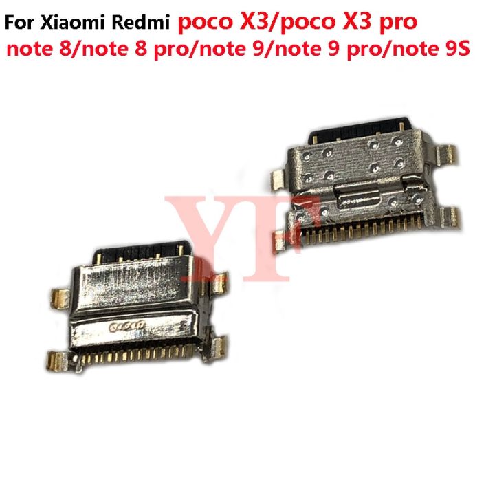 ‘；【。- 10Pcs Original For  Redmi Poco X3 Pro Note 8 9 Pro 9S Note 10 Pro 10S USB Charging Charge Port Dock Socket Connector