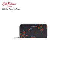 Cath Kidston Continental Zip Wallet Darling Midscale Navy กระเป๋า กระเป๋าสตางค์ กระเป๋าสีกรมท่า กระเป๋าแคทคิดสตัน