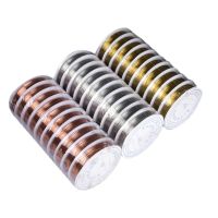 【YD】 10 Roll Sturdy Wire Dia 0.2 0.3 0.4 0.5 0.6 0.7 0.8 1 mm Thread Metal String Beads Jewelry Making Supplies