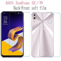 ฟิล์มบางหน้าชัดเจนแบบ HD นาโนป้องกันการระเบิดระดับพรีเมียม2ชิ้นสำหรับ ASUS ZenFone 5 ZE620KL 5Z ZS620KL (ไม่กระจกเทมเปอร์)