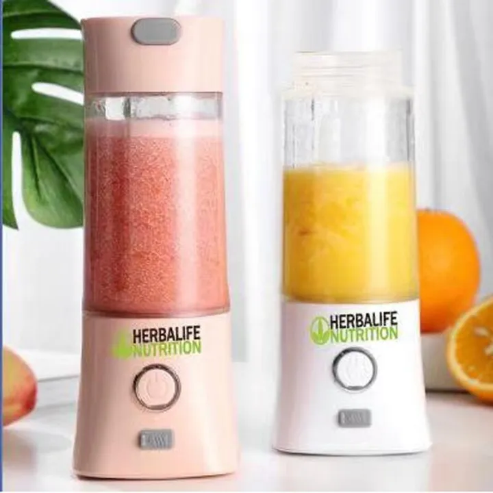 Herbalife Fit Rechargeable USB Portable Blender Mixer Bottle Lemon Lazy