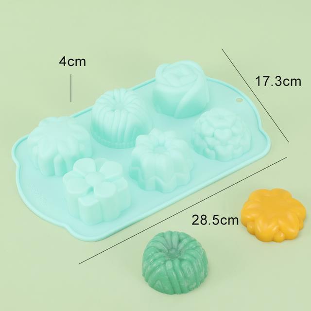 silicone-6-holes-mix-style-flower-rose-cake-ice-cream-chocolate-mold-soap-3d-cupcake-bakeware-baking-dish-cake-pan-muffin-mould