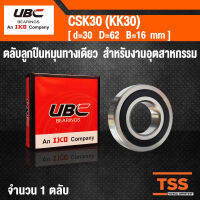 KK30 ( CSK30 ) UBC ตลับลูกปืนหมุนทางเดียว สำหรับงานอุตสาหกรรม รอบสูง ( ONE WAY BEARING ) จำนวน 1 ตลับ KK 30 ( CSK 30 ) โดย TSS