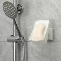 ▼ Wall Mounted Foldable Extendable Adjustable Soap Dish Drain Soap Dish Case Soap Holder Bathroom Container Organizers Supplies P5