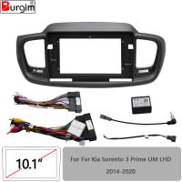 รถวิทยุ Fascias สำหรับ Kia Sorento 3 Prime UM LHD 2014-2020 10นิ้วสเตอริโอแผงสายไฟอะแดปเตอร์ Canbus Mount