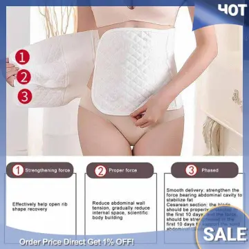 Post C-Section Recovery Belly Band Wrap Abdominal Binder Belt 1