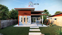 แบบบ้าน AP1-750 สไตล์โมเดิร์น