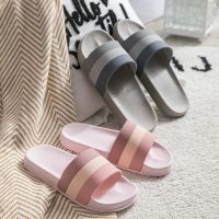 Parent-child striped interior soft bottom bathroom slippers summer new female children couples in household cool slippers male