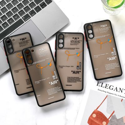 「Enjoy electronic」 Hot Off Sports Shoes Brand Phone Case For Samsung S22 Ultra S21 S20 FE S10 S8 S9 Note 10 Plus Note20 Ultra M31 White Label Cover