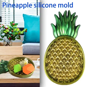 Silicone Pineapple Jewelry Dish Resin Casting Mold Fruit Snack Tray Epoxy  Mould