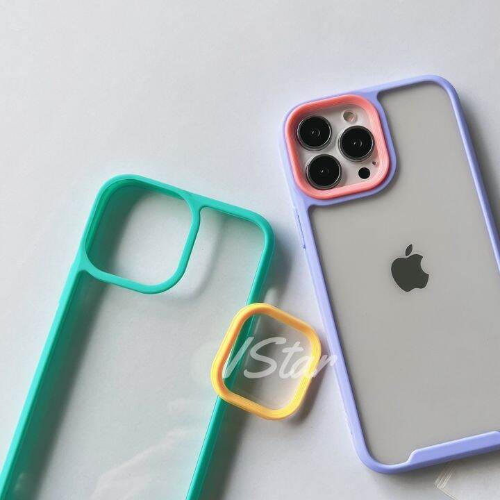 case-silicone-ไอโฟน-เคสโทรศัพท์ไอโฟน-ขอบสี-ขอบกล้องถอดได้-น้ำหนักเบา-เคสกันรอยขีดข่วน-ไอโฟน-13promax-13pro-13-12promax-12pro-12-11promax-11-xsmax-xs-x-7plus-8plus-7-8