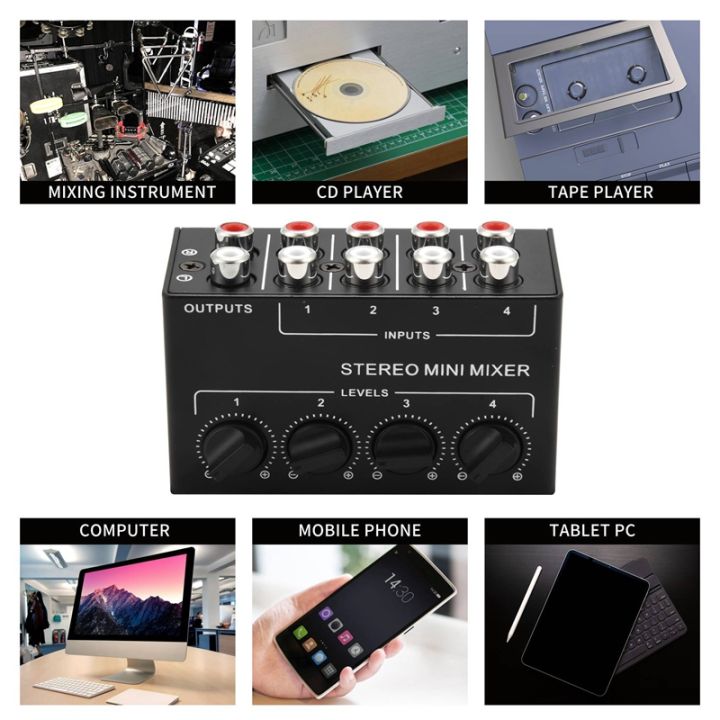 cx400-mini-stereo-rca-4-channel-passive-mixer-small-mixer-mixer-stereo-dispenser-for-live-and-studio